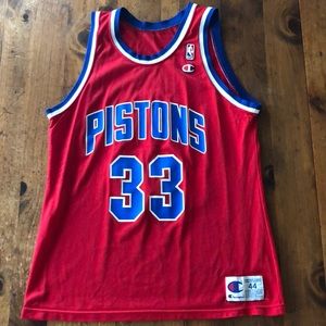 Vintage Detroit Pistons Jersey Grant Hill Size 44